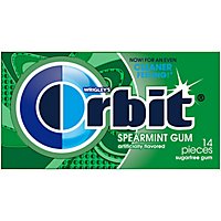 Orbit Sugar Free Chewing Gum Spearmint Single pack - 14 Count - Image 2