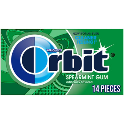 Orbit Sugar Free Chewing Gum Spearmint Single pack - 14 Count - Image 1