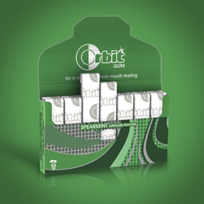 Orbit Sugar Free Chewing Gum Spearmint Multipack - 3-14 Count - Image 3