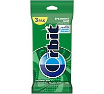 Orbit Sugar Free Chewing Gum Spearmint Multipack - 3-14 Count