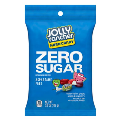 JOLY RANCHER Zero Sugar Assorted Fruit Flavored Hard Candy Bag - 3.6 Oz