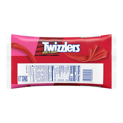 Twizzlers Pull N Peel Cherry Flavored Licorice Style Low Fat Candy Bag - 14 Oz - Image 2