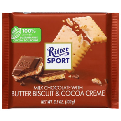 Ritter Sport Milk Chocolate with Butter Biscuit - 3.5 Oz