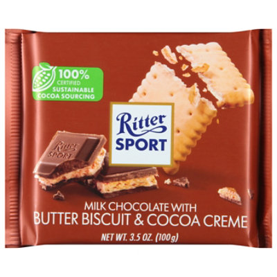 Ritter Sport Milk Chocolate with Butter Biscuit - 3.5 Oz - Image 3