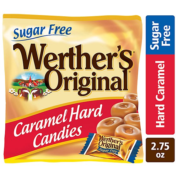 Werther's Original Hard Sugar Free Caramel Candy - 2.75 Oz