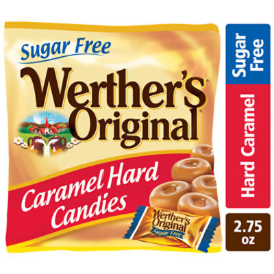  Werthers Original Candy Hard Caramel Sugar Free - 2.75 Oz 