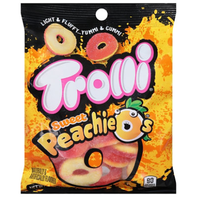 Trolli Candy Gummi Peaches - 4.25 Oz