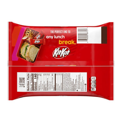 Kit Kat Milk Chocolate Wafer Snack Size Halloween Candy Bag - 10.78 Oz - Image 2