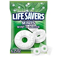 Life Savers Wint O Green Breath Mints Hard Candy Bag - 6.25 Oz - Image 1