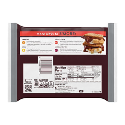 HERSHEY'S Milk Chocolate S'mores Candy Bars - 6-1.55 Oz - Image 2