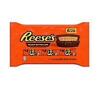 Reeses Peanut Butter Cups Milk Chocolate - 6-1.6 Oz