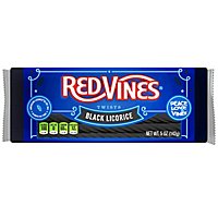 Red Vines Twists Soft & Chewy Candy Black Licorice Tray - 5 Oz - Image 1