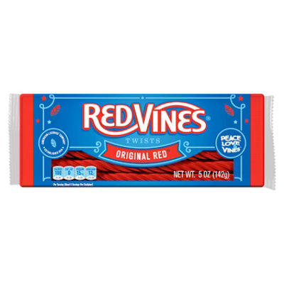 Red Vines Twists Chewy Candy Licorice Original Red Tray - 5 Oz - Image 2