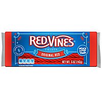 Red Vines Twists Chewy Candy Licorice Original Red Tray - 5 Oz - Image 1