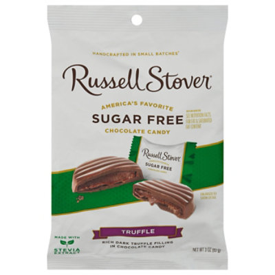 Russell Stover Chocolate Truffle Covered in Chocolate Candy - 3 Oz