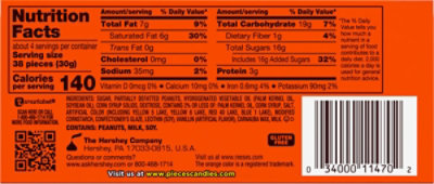 Reeses Pieces Peanut Butter In A Crunchy Shell Candy Box - 4 Oz - Image 6