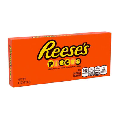 Reese's Pieces Peanut Butter In A Crunchy Shell Candy Box - 4 Oz. - Image 1