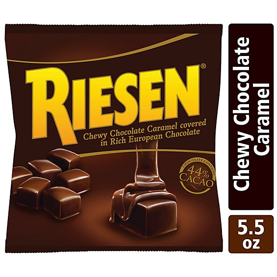 Riesen Chocolate Covered Chewy Caramel Candy - 5.5 Oz