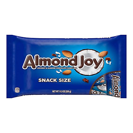 Almond Joy Candy Bar Milk Chocolate Coconut & Almonds Snack Size - 11.3 Oz - Image 2