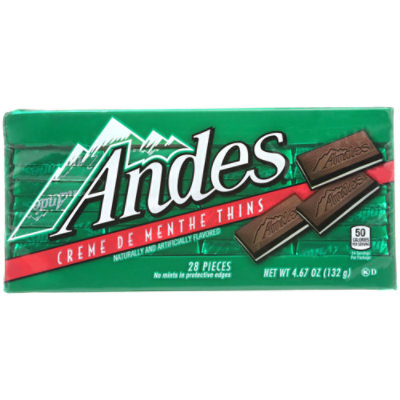 Andes Creme de Menthe Thins - 4.67 Oz