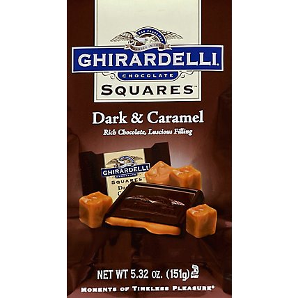 Ghirardelli Chocolate Squares Dark & Caramel - 5.32 Oz - Image 2