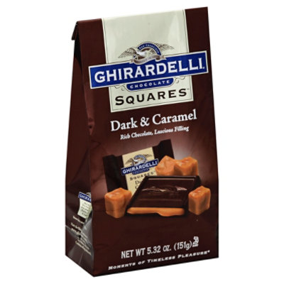 Ghirardelli Chocolate Squares Dark & Caramel - 5.32 Oz