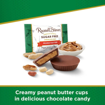 Russell Stover Sugar Free Peanut Butter Cup Chocolate Candy Bag - 3 Oz - Image 2