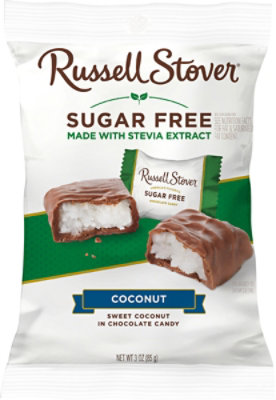 Russell Stover Sugar Free Coconut Chocolate Candy Bag - 3 Oz - Image 8