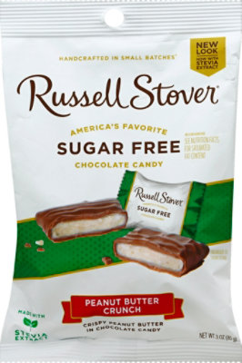 Russell Stover Sugar Free Peanut Butter Crunch - 3 Oz - Image 2