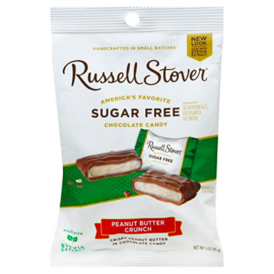 Russell Stover Sugar Free Peanut Butter Crunch - 3 Oz