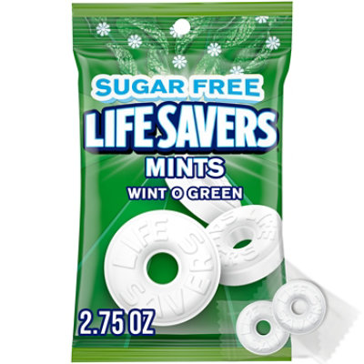 Life Savers Wint O Green Sugar Free Breath Mints Hard Candy In Bag - 2.75 Oz - Image 1