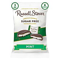 Russell Stover Chocolate Mint Patties Covered in Chocolate Candy - 3 Oz - Image 2