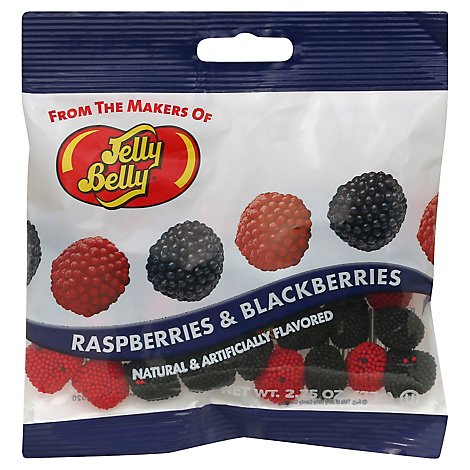 Jelly Belly Jelly Beans Raspberries & Blackberries Candy Bag - 2.75 Oz