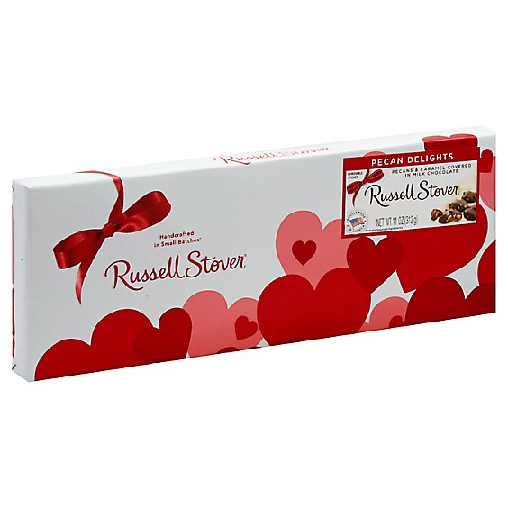 Russell Stover Chocolate Pecan Delight Pecan & Caramel - 11 Oz