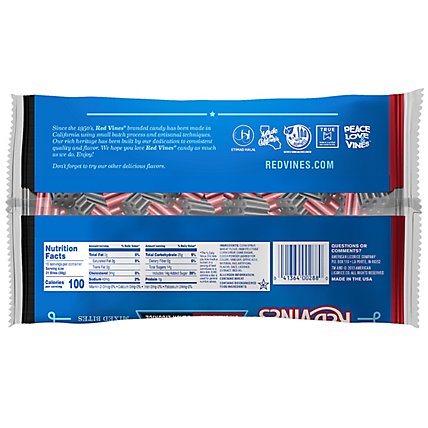 Red Vines Mixed Bites Candy Red & Black Licorice Bag - 16 Oz - Image 2