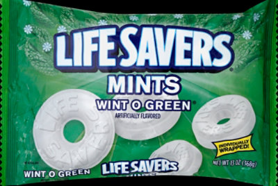 Life Savers Wint O Green Mints Candy Bag 13 Oz - Image 2