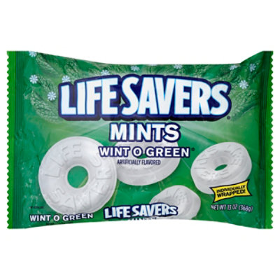 Life Savers Wint O Green Mints Candy Bag 13 Oz - Image 1