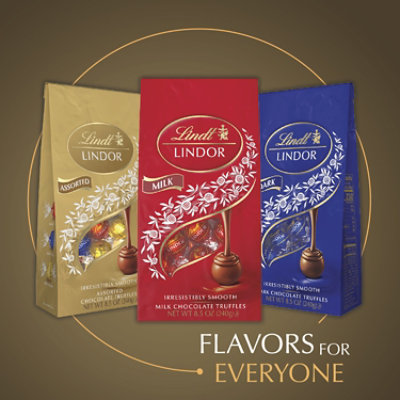 Lindt LINDOR Assorted Chocolate Candy Truffles Bag - 5.1 Oz - Image 4