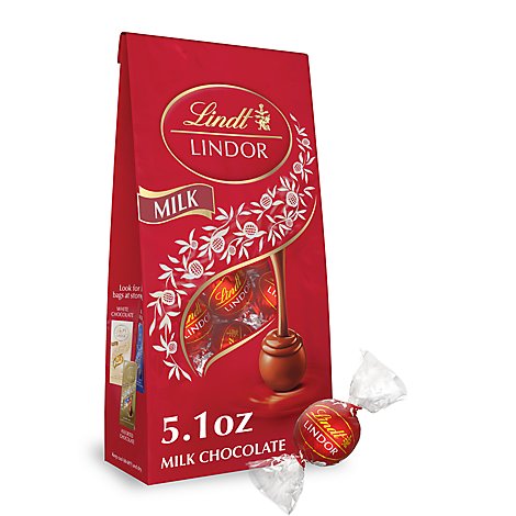Lindt Lindor Truffles Milk Chocolate - 5.1 Oz
