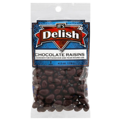 Its Delish Chocolate Raisins - 4.2 Oz - Image 1