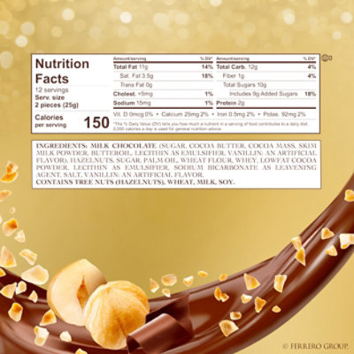 Ferrero Rocher Premium Milk Chocolate Hazelnut Chocolates - 10.6 Oz - Image 2