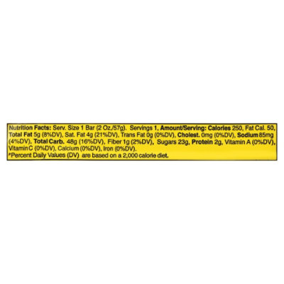 Annabelles Candy Bar Abba-Zaba Chewy Taffy Peanut Butter Center - 2 Oz - Image 3