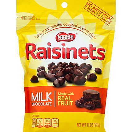 Raisinets California Raisins Milk Chocolate With Real Fruit Pouch - 11 Oz - Image 2