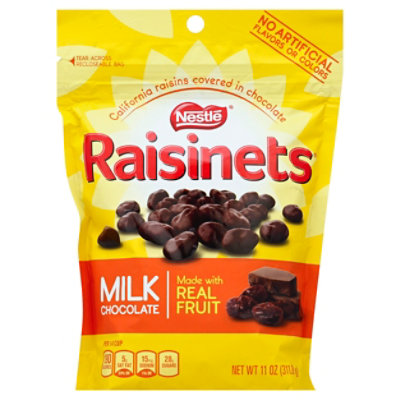 California Raisins Milk Chocolate With Real Fruit Pouch 11 Oz Safeway