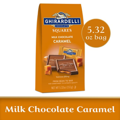 Ghirardelli Milk Chocolate Squares With Caramel Filling - 5.32 Oz - Image 1