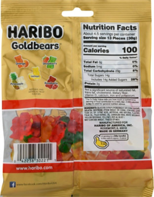 Haribo Gold-Bears Gummi Candy Original - 5 Oz - Image 6