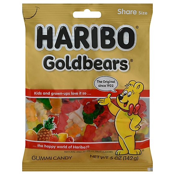Haribo Gold-Bears Gummi Candy Original - 5 Oz