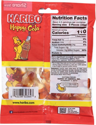 Haribo Gummi Candy Happy Cola - 5 Oz - Image 5