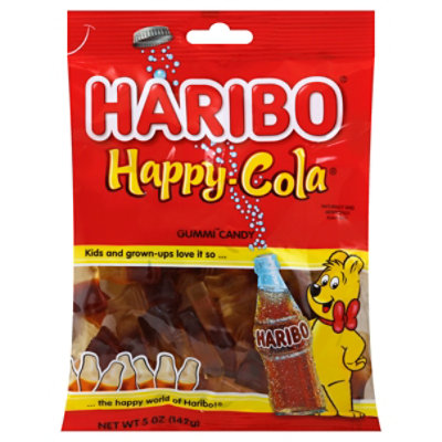 Haribo Gummi Candy Happy Cola - 5 Oz