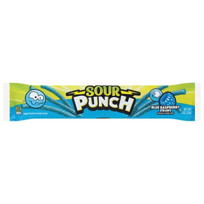 Sour Punch Bites Candy Blue Raspberry Licorice - 2 Oz - Image 2